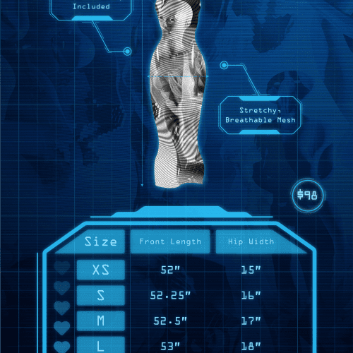 Game Over Size Charts Joanna