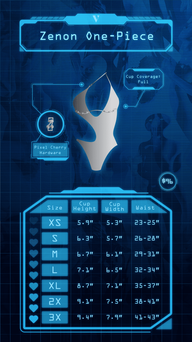 Game Over Size Charts Zenon