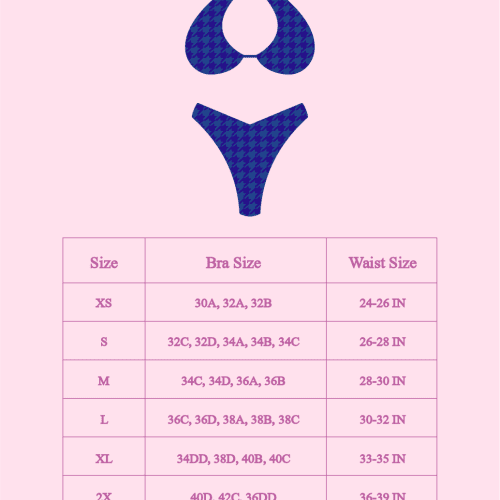 size chart sw122 vault